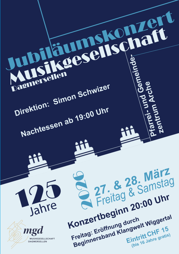 Mehr über den Artikel erfahren Frühlingskonzert & 125 Jahre Jubiläum